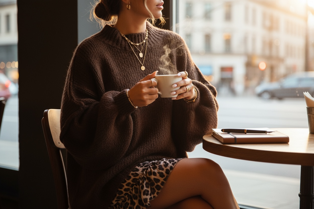 PULL OVERSIZE - AMBRE