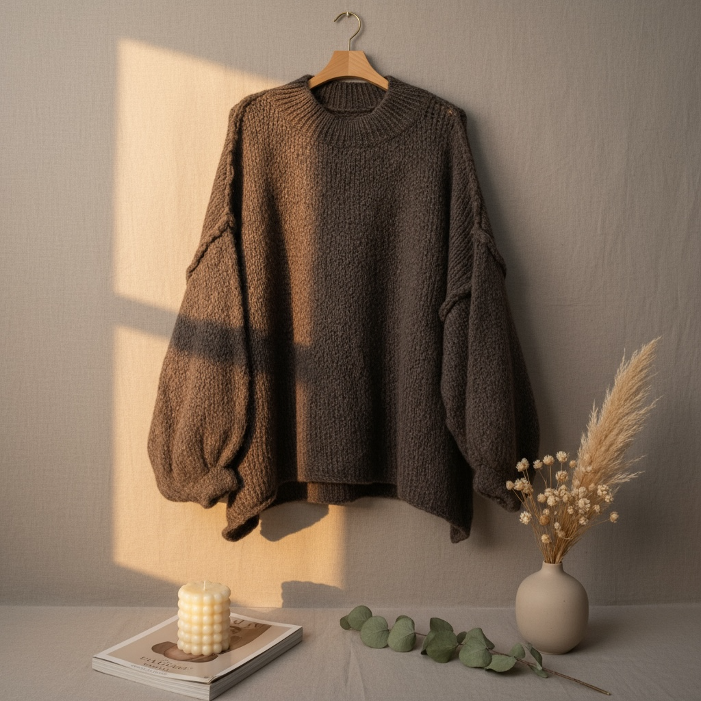 PULL OVERSIZE - AMBRE